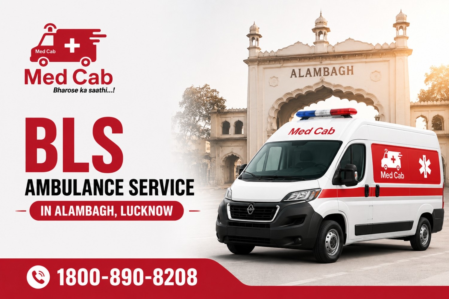 BLS Ambulance Service in Alambagh, Lucknow