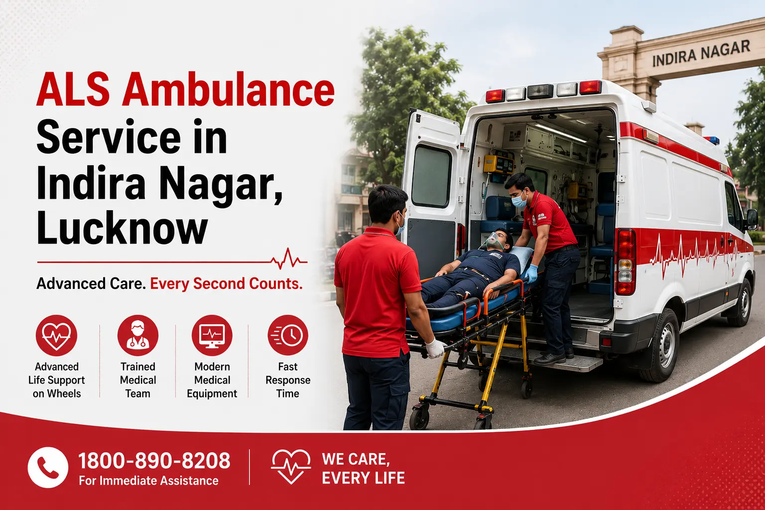 ALS Ambulance in Indira Nagar