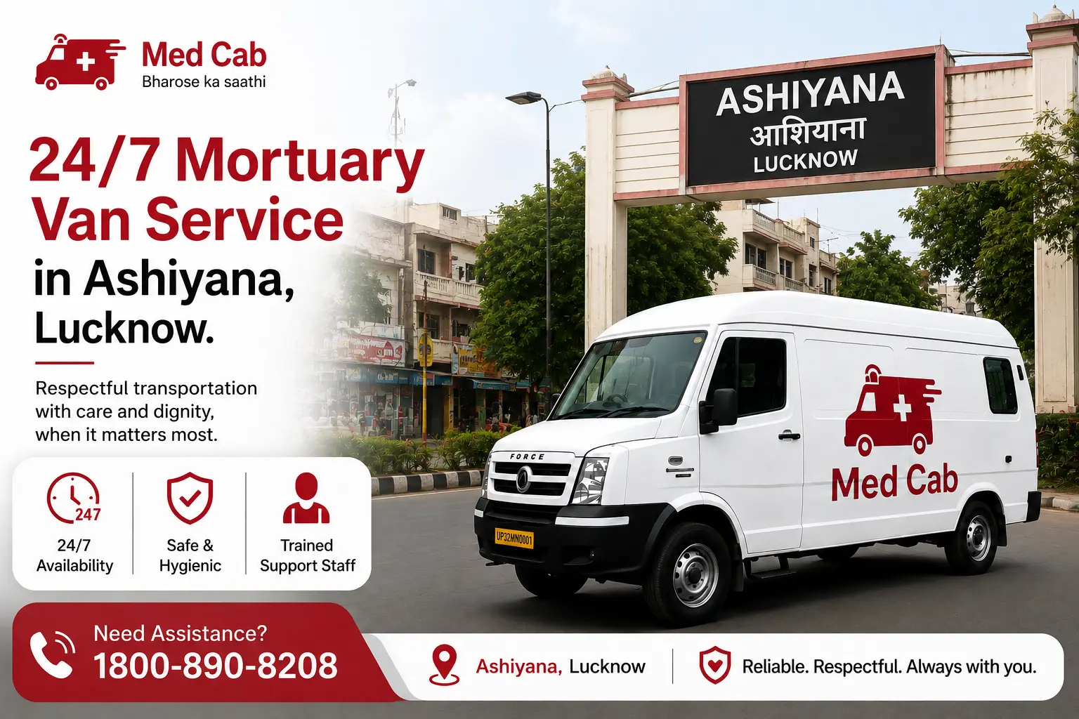 Mortuary Van Service in Ashiyana